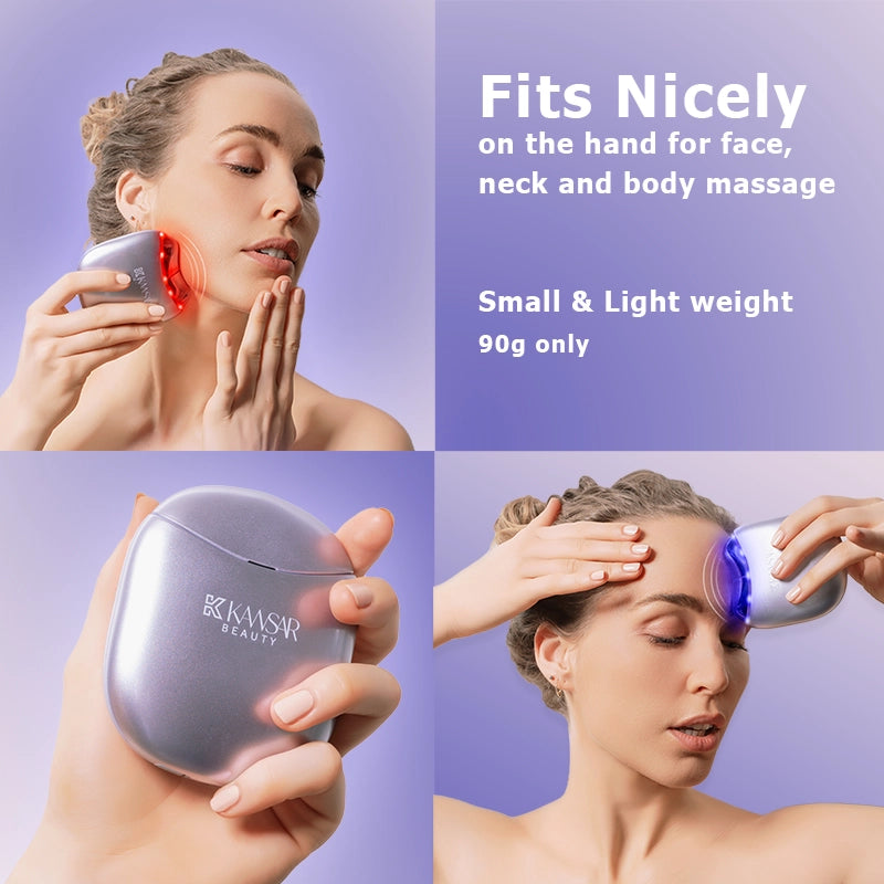 Premium EMS Gua Sha | Appareil de soin et de beauté avec luminothérapie LED